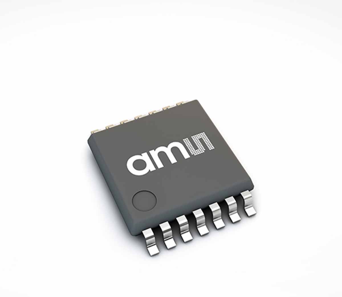 ams OSRAM 1-Axis Surface 14 Bit On-Axis Magnetic Rotary Position Sensor 3 V 7 V, SPI, PWM, UVW, TSSOP, 14-Pin