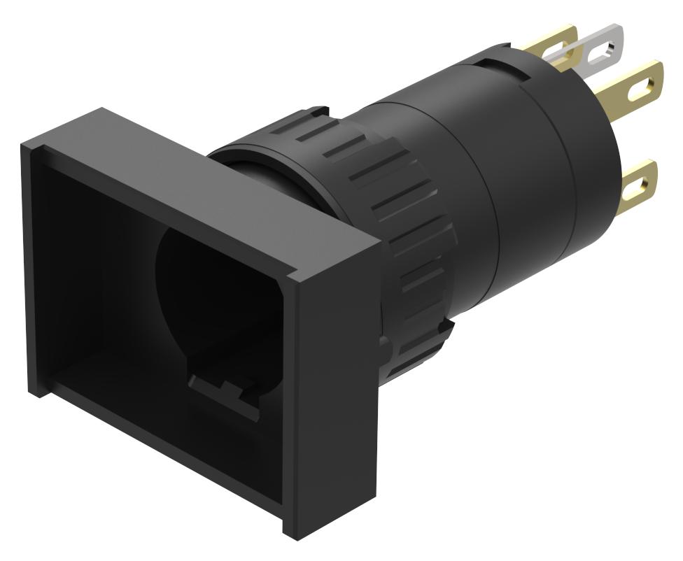EAO Pushbutton Actuator for Use with Illuminated Pushbutton