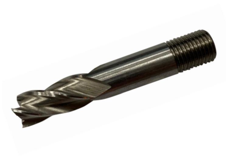 RS PRO End Mill, 12mm Cutter, High Speed Steel, 24mm Cut Length