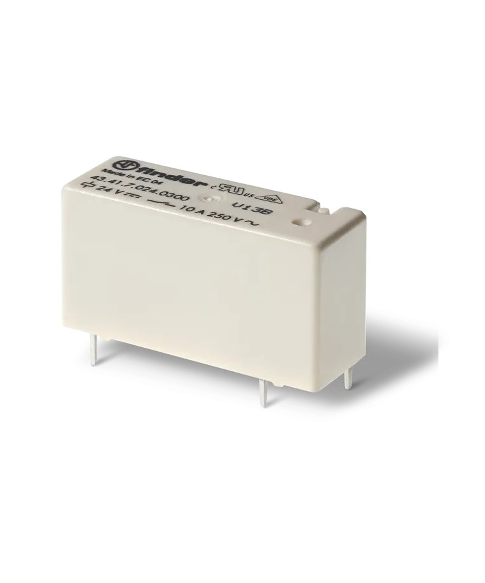 Finder PCB Mount Power Relay, 6V dc Coil, 10A Switching Current, SPDT