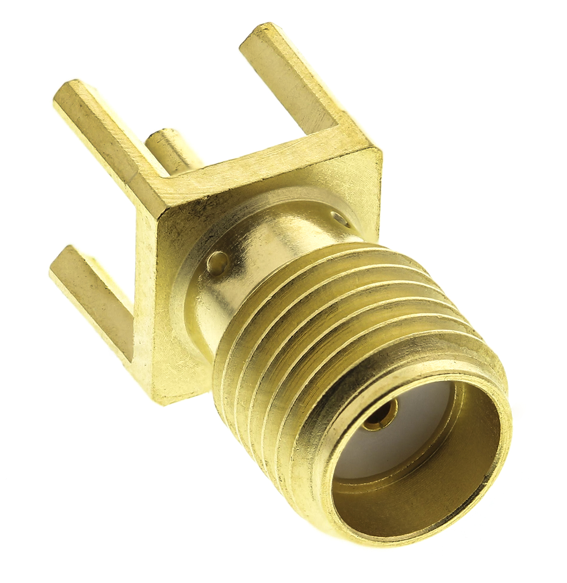 Radiall, Jack PCB Mount SMA Connector, 50Ω, Solder Termination, Straight Body