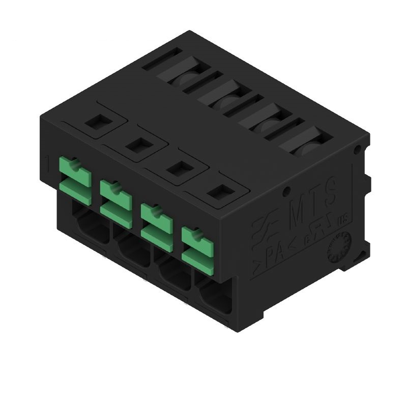 Weidmüller OMNIMATE4.0 Series PCB Terminal, 4-Contact, 5mm Pitch, PCB Mount, 1-Row, Snap In Termination
