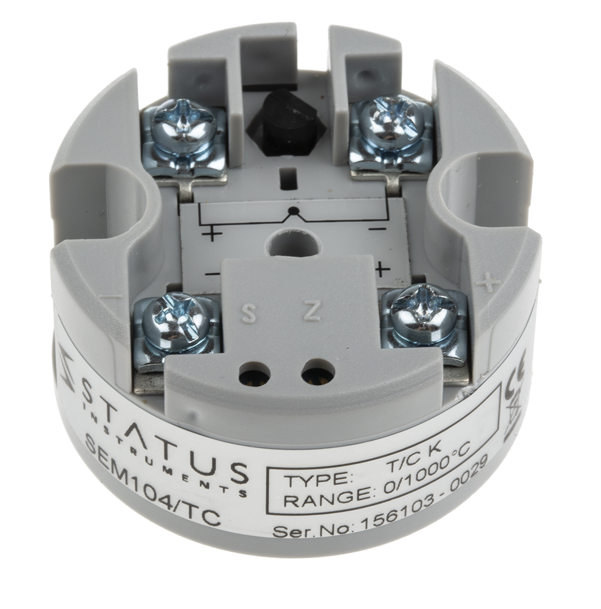 RS PRO Temperature Transmitter Thermocouple Type K, J or T Input, 10 → 30 V dc