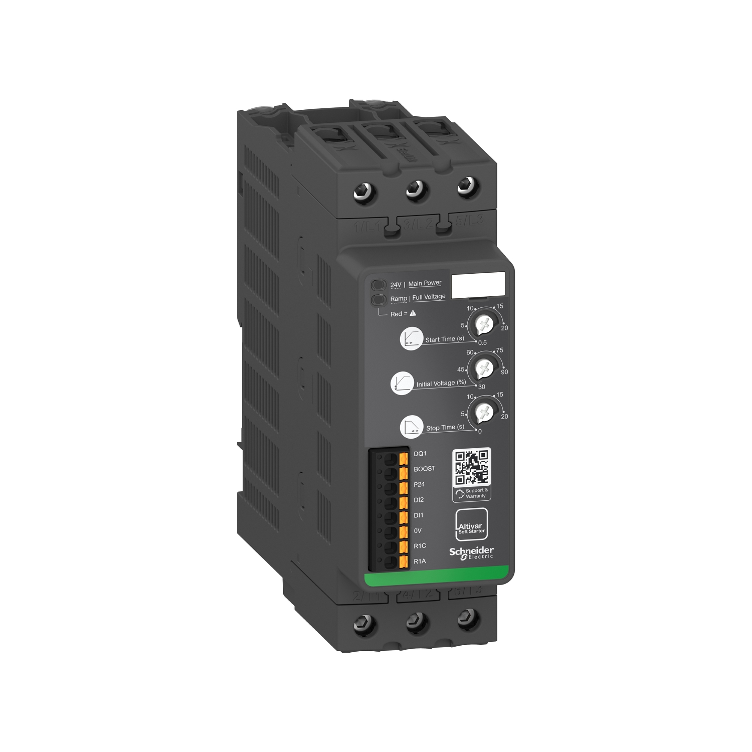 Schneider Electric Altivar ATS130 Motor Starter, , 22 kW, 200 → 480 V, 3 Phase, IP20