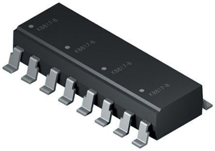 Isocom, TLP521-4SM Phototransistor Output Quad Optocoupler, Surface Mount, 16-Pin SMD