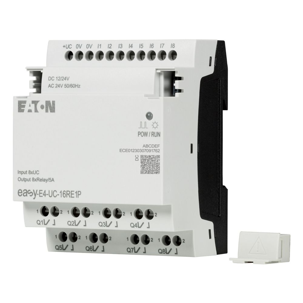 Eaton EasyE4 Series Control Relay, 264 V Supply, Relay Output, 8-Input, Digital Input