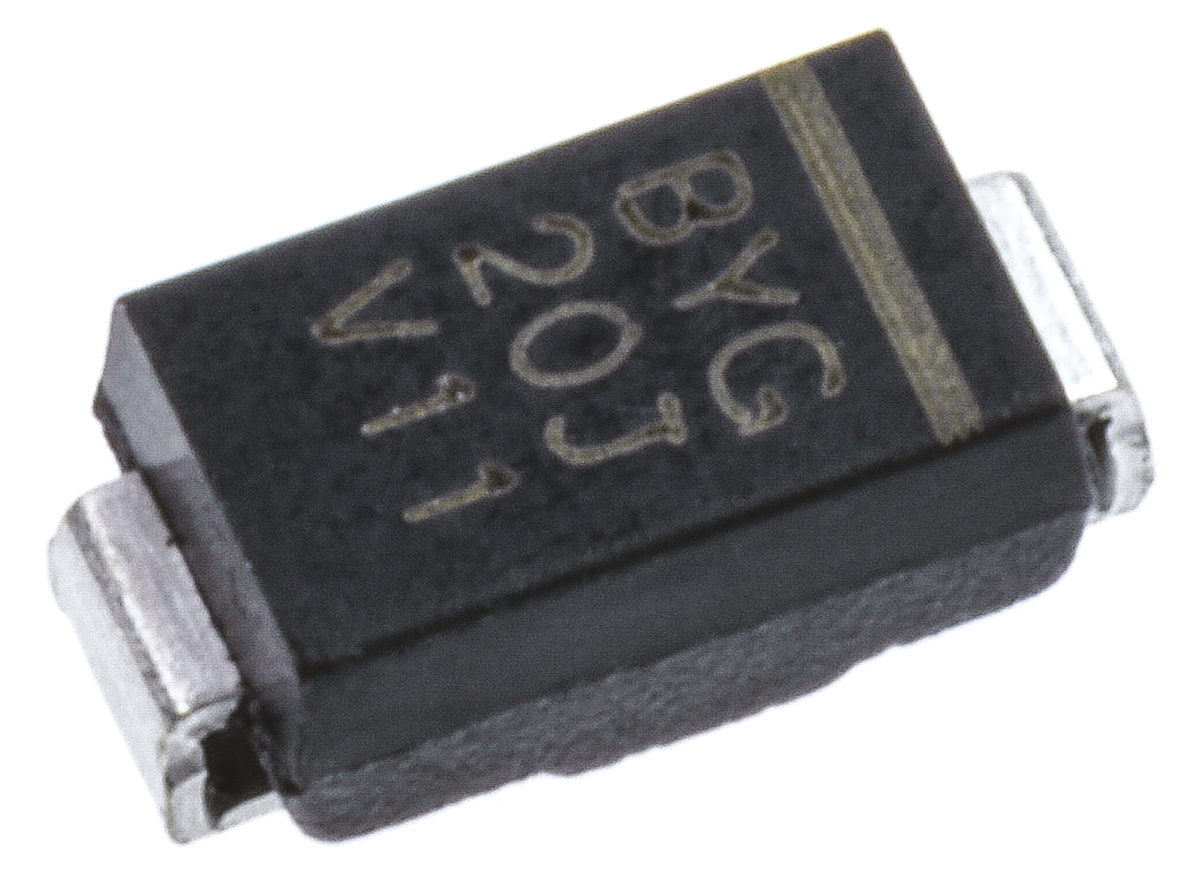 Vishay 600 V 1.5 A Diode Switching 2-Pin DO-214AC BYG20J-E3/TR3