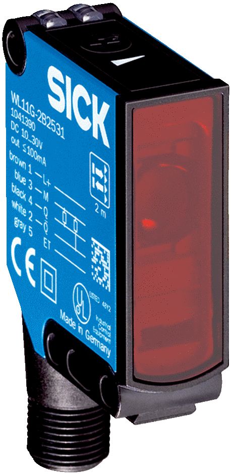SICK Retroreflective Photoelectric Sensor, Rectangular Sensor, 0 → 4 m Detection Range