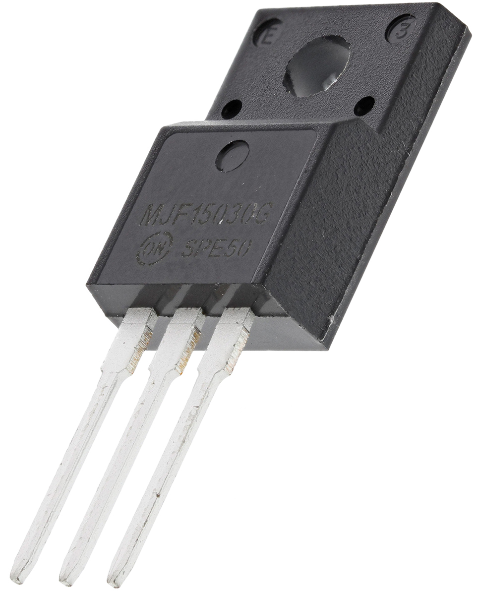 onsemi MJF15030G NPN Transistor, 8 A, 150 V, 3-Pin TO-220