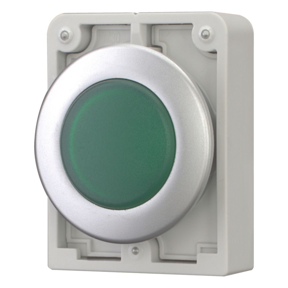 Eaton Green Pilot Light, 30mm Cutout RMQ Titan M30 Series
