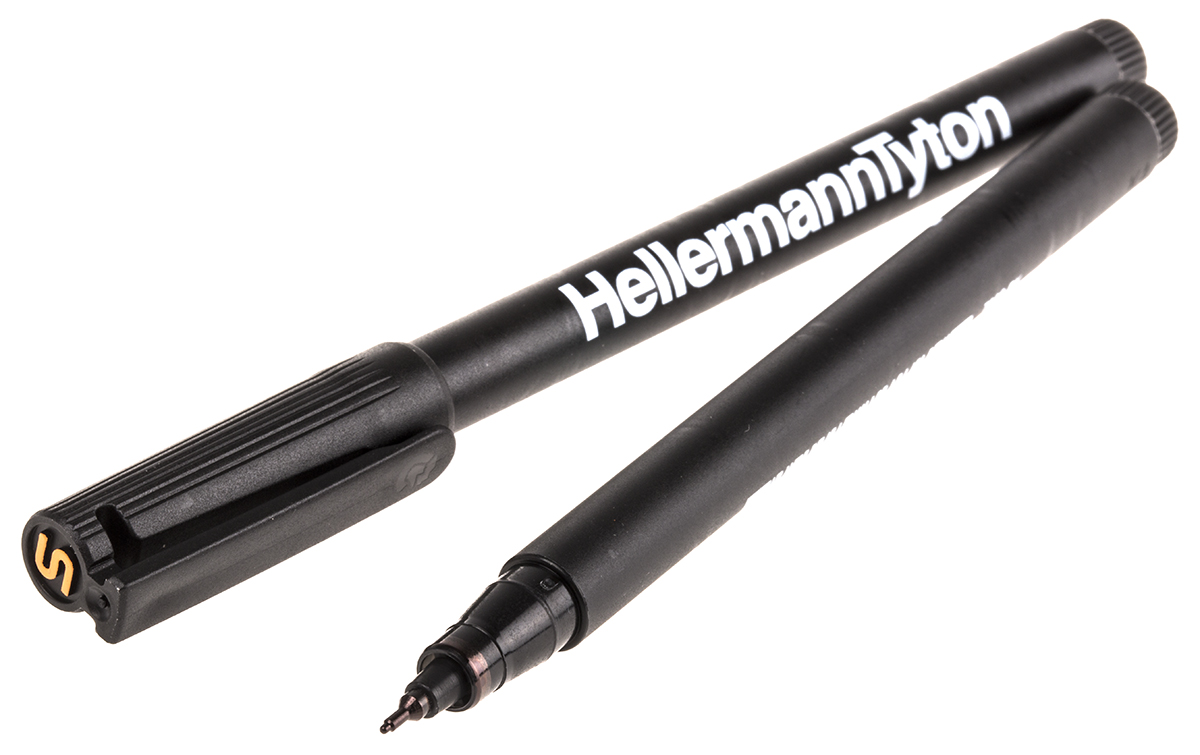 HellermannTyton Cable Marking Pen for Arrowtags, Helasign, IMP Plates and Identification Ties, Rite-On