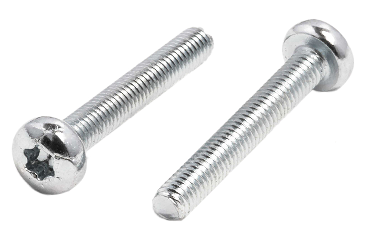 RS PRO Torx M3 Pan Steel Machine Screws x 20.0mm