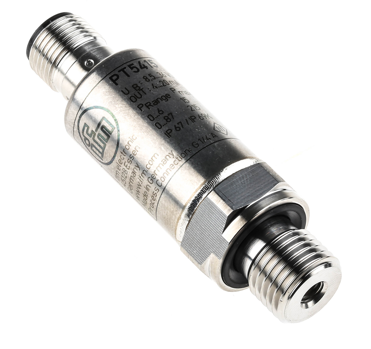 ifm electronic Pressure Sensor, 0bar Min, 6bar Max, Analogue Output, Relative Reading