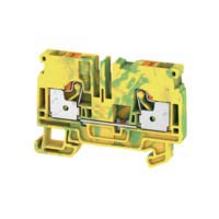 Weidmuller 1991810000 A Series Green/Yellow, 6mm², Single-Level, Push In Termination