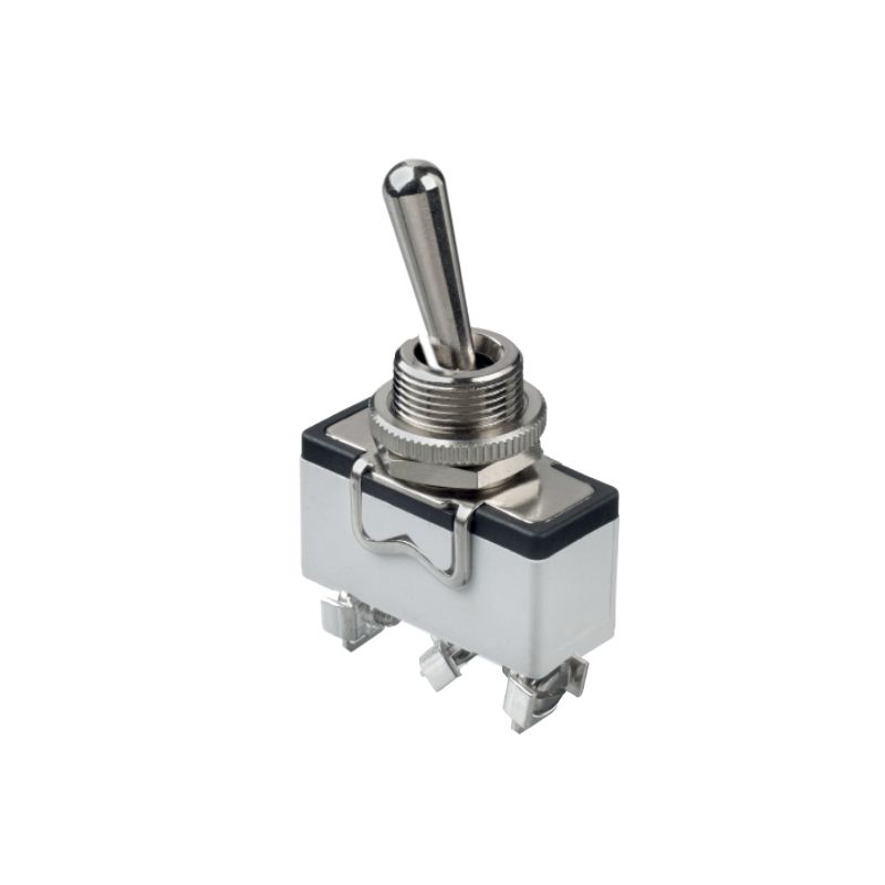 APEM Toggle Switch, Panel Mount, On-Off, SPDT, Screw Terminal, 400V ac