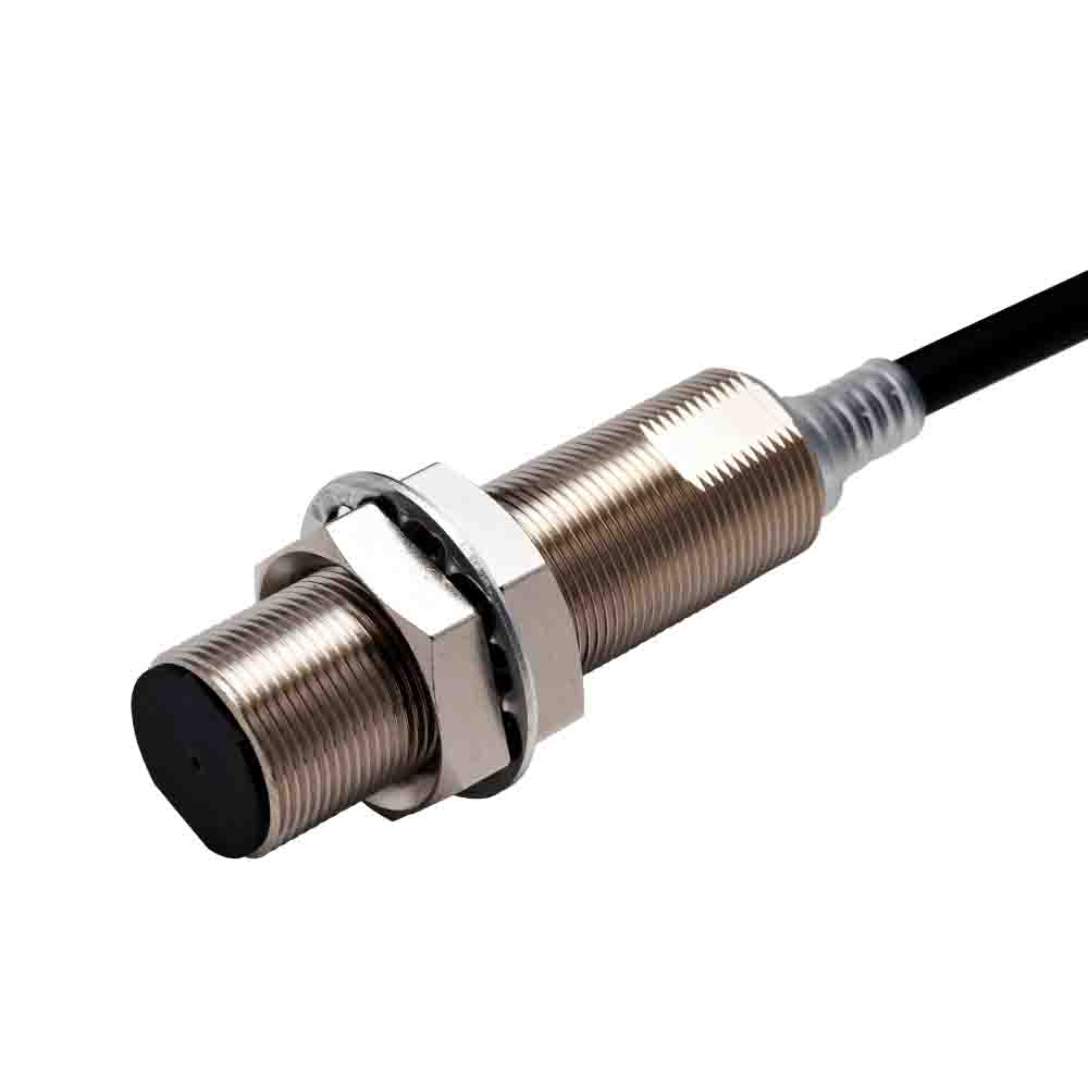 Omron Inductive Threaded Barrel Proximity Sensor, M18, 12 mm Detection, PNP NO, 10 → 30 V dc