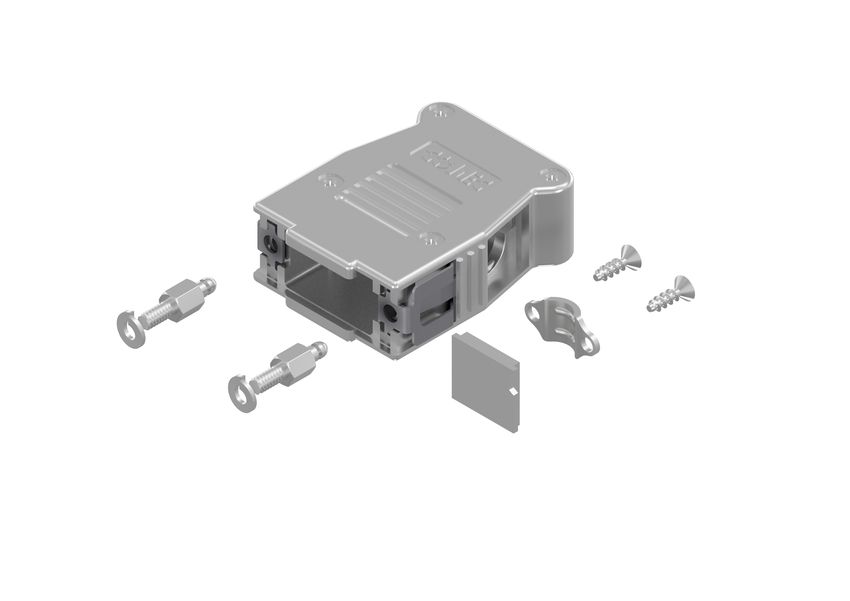 Amphenol Industrial 16-0032 Cable Mount D-sub Connector, with Snap locks