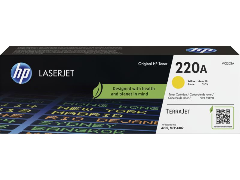 Hewlett Packard W2202A Yellow Toner Cartridge,  HP Compatible