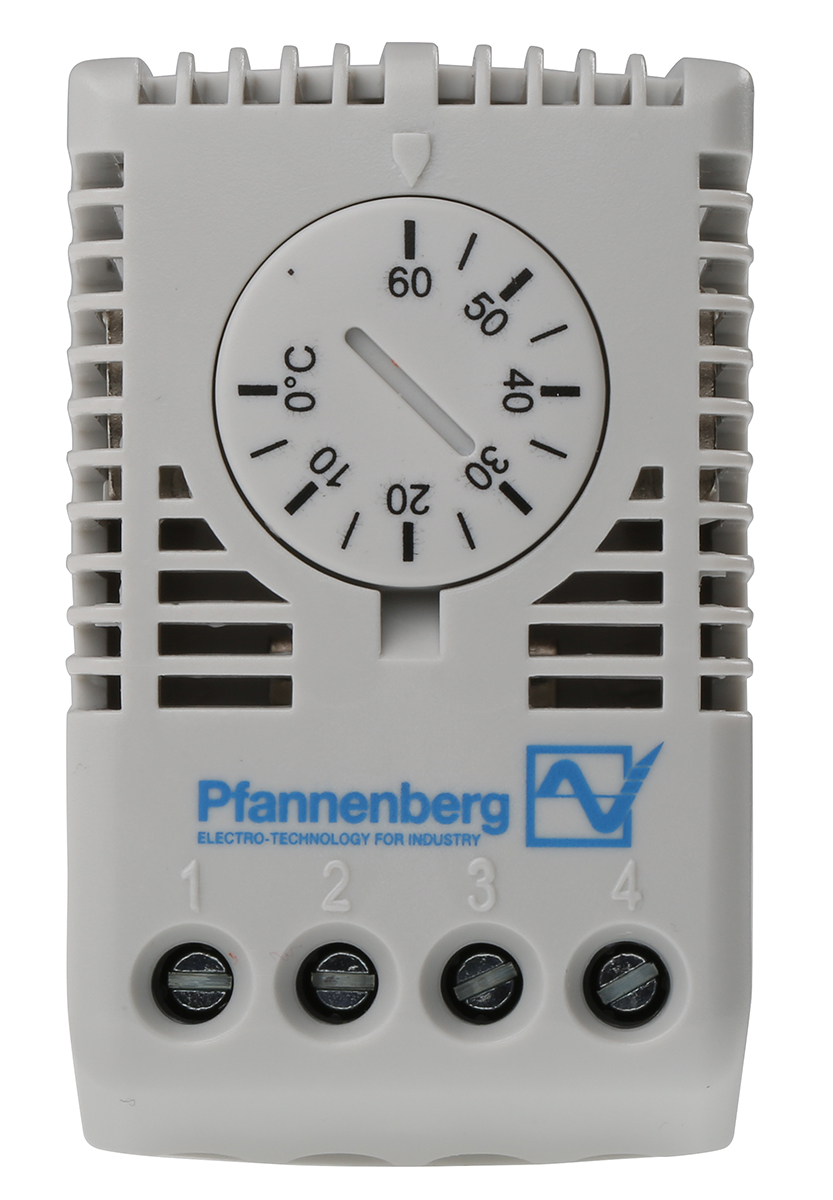 Pfannenberg FLZ Changeover Enclosure Thermostat, 100 → 250 V ac, 0 → +60 °C