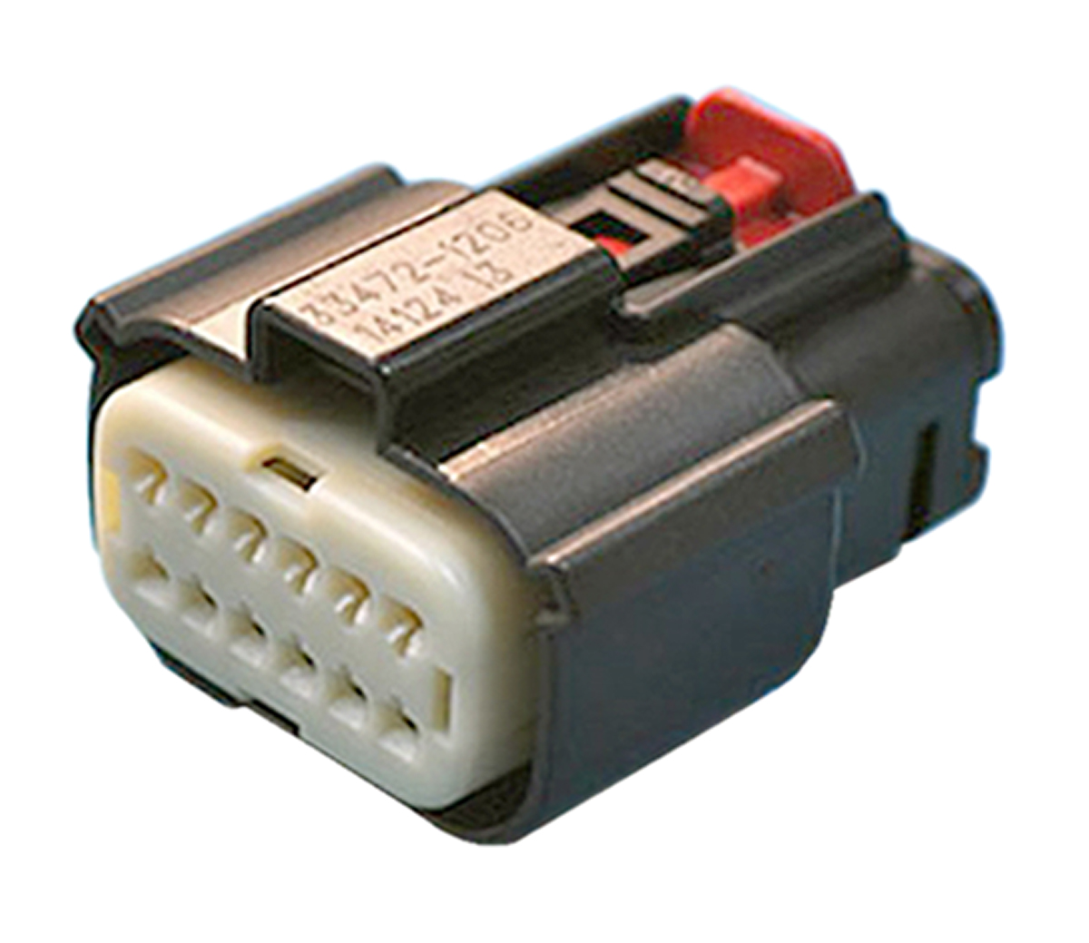 Molex, MX150 Automotive Connector Socket Black Cable Mount 12 Way, Crimp Termination 33472-1206