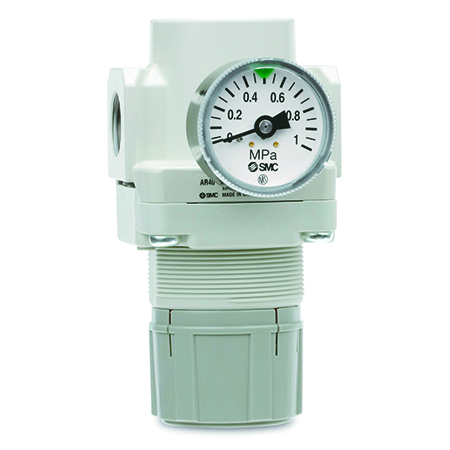 SMC NPT 1/4 Pneumatic Regulator - 0.05MPa to 0.85MPa, AR20-N02-D