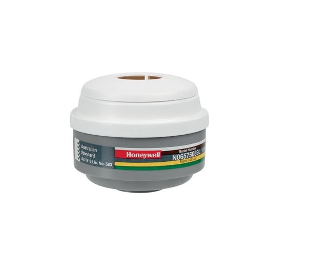 Filter Cartridge Honeywell Safety Honeywell Class 1 Plastic Cartridge Gas, Vapour for use with Reusable Respirator