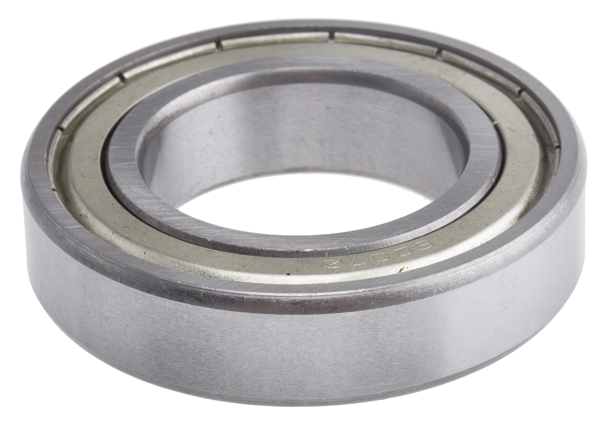 RS PRO 6007-2Z 1 Row Ball Bearing - 35 mm ID, 62 mm OD