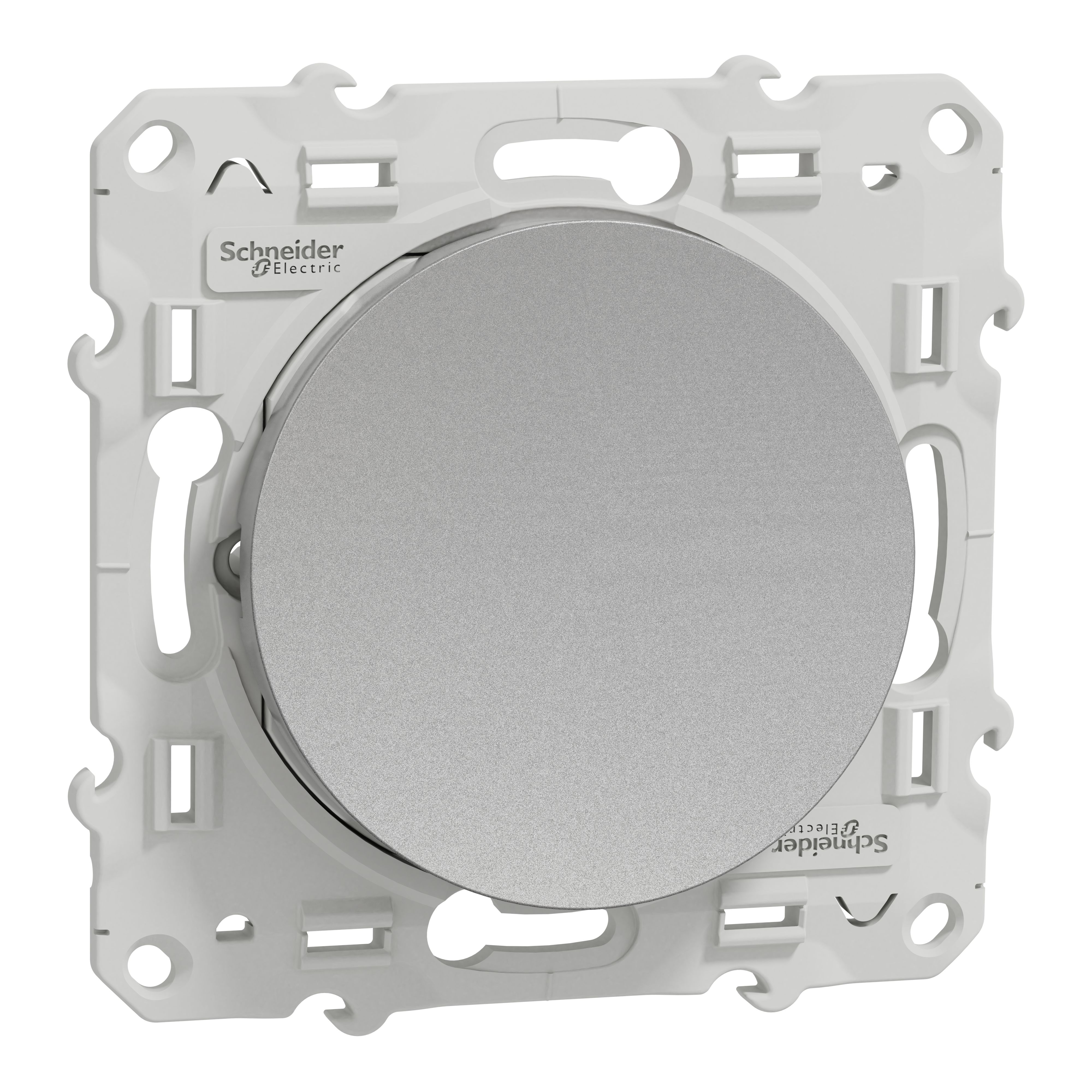 Schneider Electric Grey Push Button Light Switch, Odace