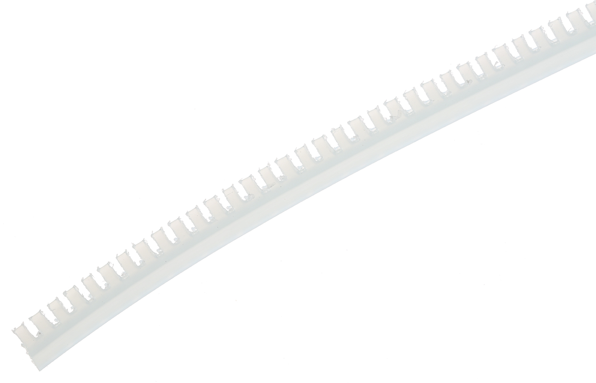 HellermannTyton Flexiform Natural PA 6 Grommet Strip 251-21409 G51ND-PA6-NA