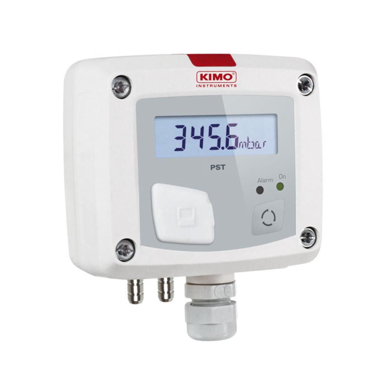 KIMO PST-11 Series Pressure Sensor, -100Pa Min, 100Pa Max, RCR Relay Output, Differential Reading