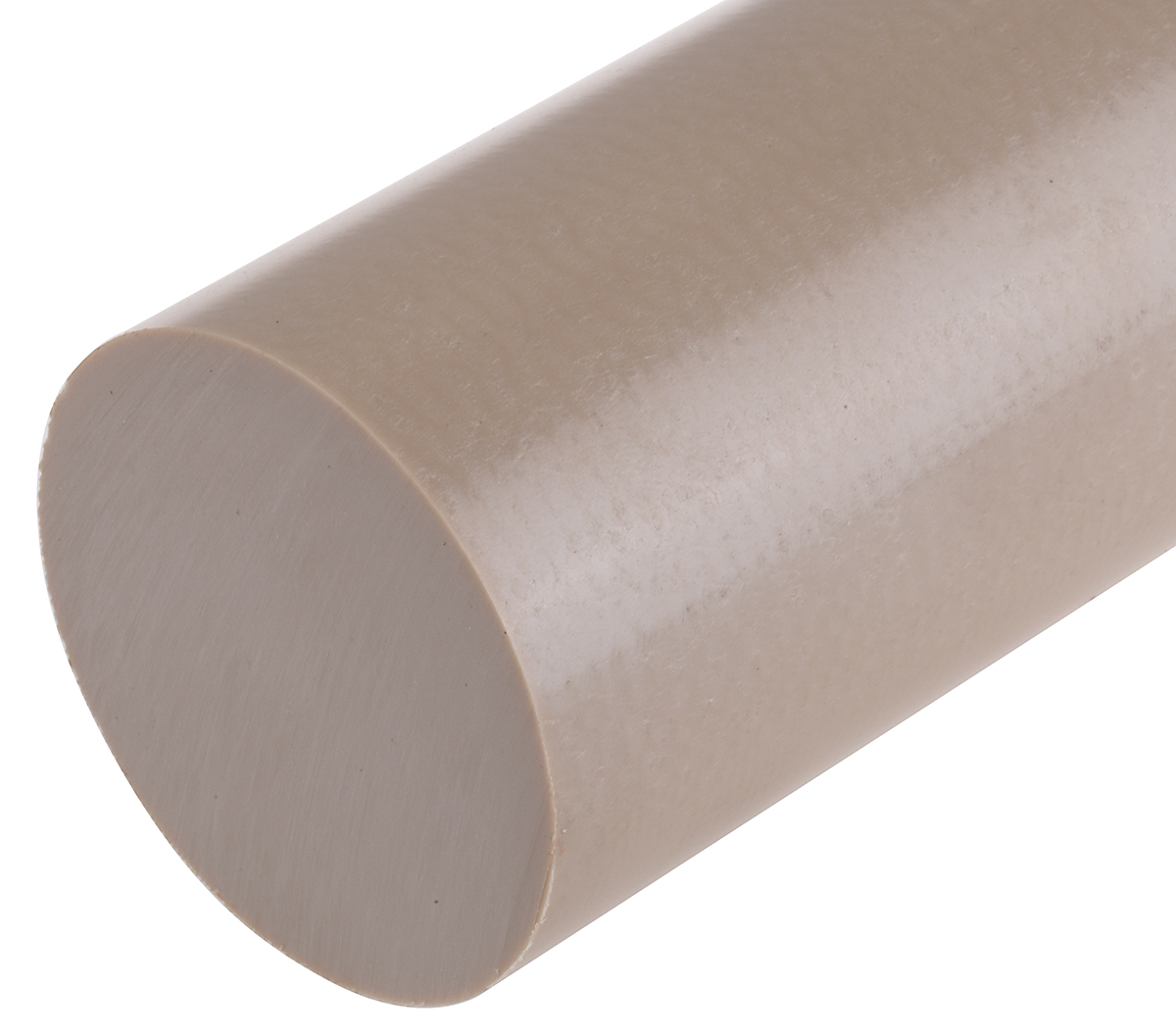 RS PRO Beige Polyetheretherketone PEEK Rod, 300mm x 50mm Diameter