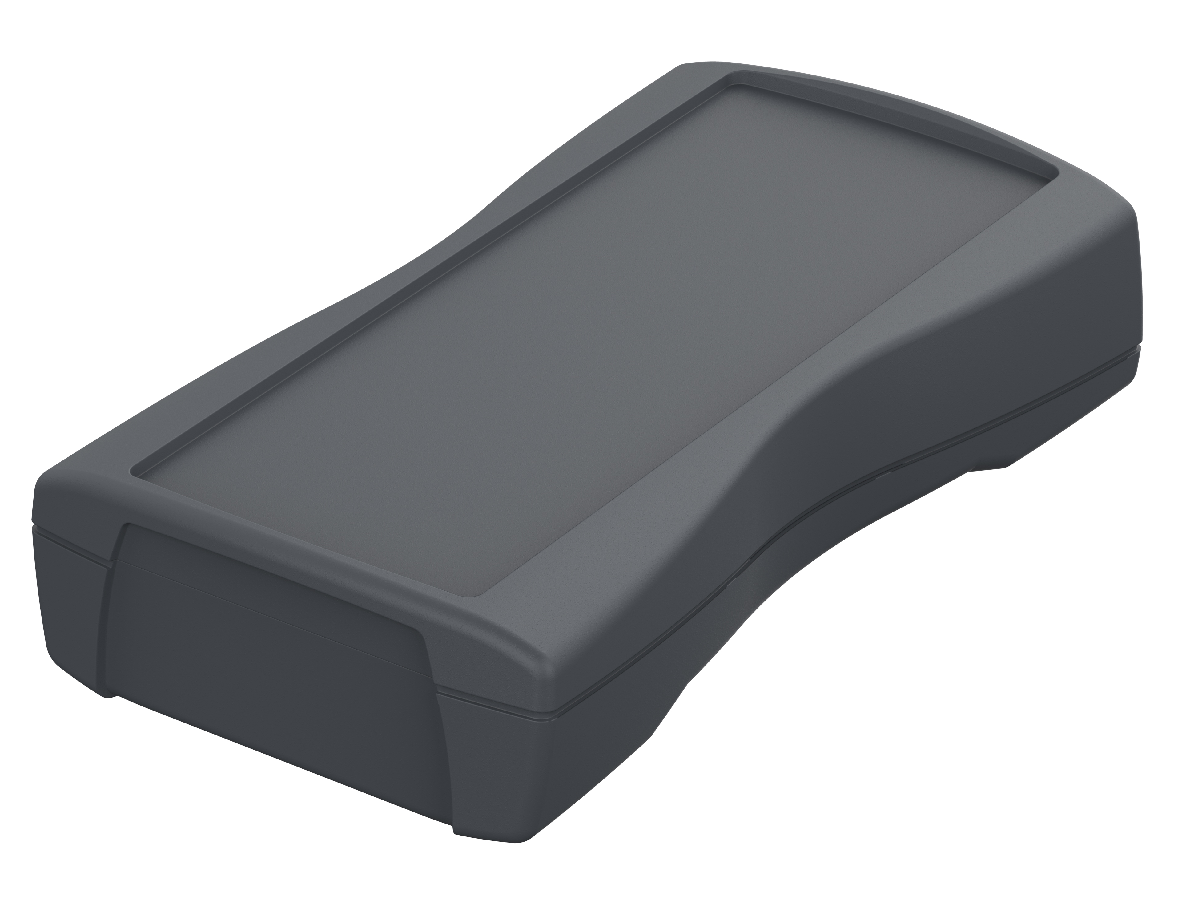 Bopla BOS-Streamline Series Graphite Grey ABS, TPE General Purpose Enclosure, IP65, Light Grey / Graphite Grey Lid,