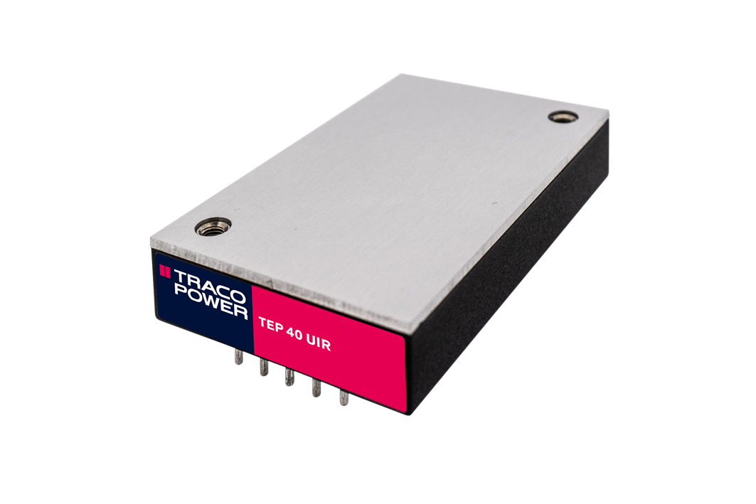 TRACOPOWER TEP 40UIR DC-DC Converter, 15V dc/ 2.6A Output, 14 → 160 V dc Input, 40W, Through Hole, +85°C Max