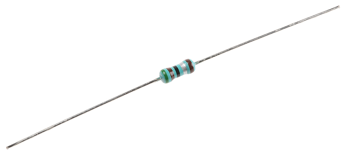 TE Connectivity 5.1Ω Metal Film Resistor 0.6W ±1% LR1F5R1