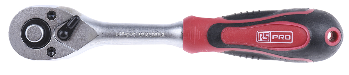 RS PRO 1/4 in Square Ratchet with Ratchet Handle