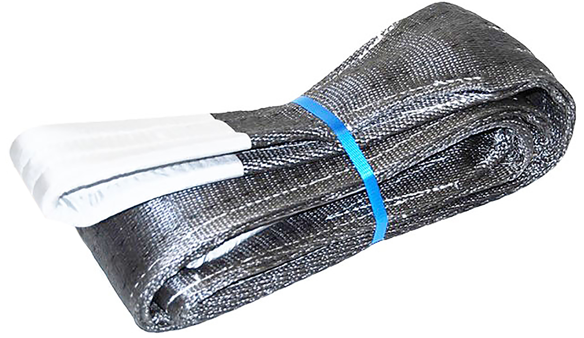 RS PRO 2m Grey Lifting Sling Webbing, 4t