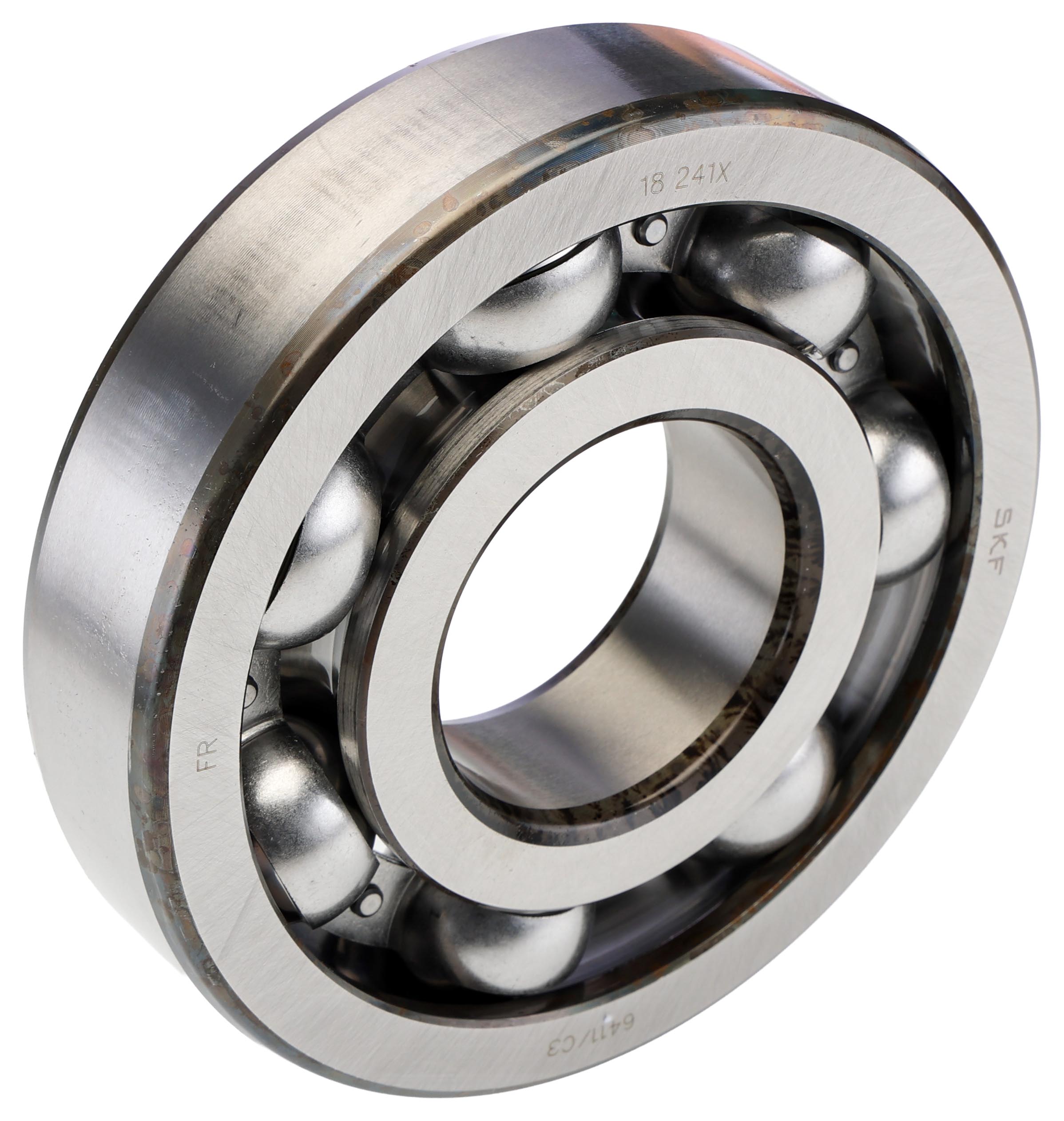 SKF 6411/C3 1 Row Ball Bearing - 55 mm ID, 140 mm OD