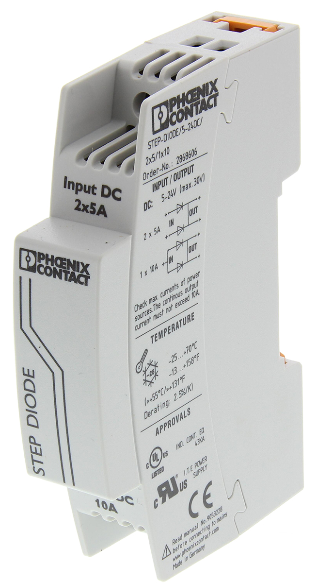 Phoenix Contact Redundancy module, for use with DIN Rail Unit