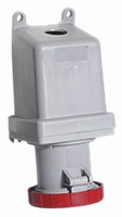 Amphenol Industrial, Tough & Safe IP67 Red Panel Mount 3P + E Industrial Power Socket, Rated At 125A, 415 V