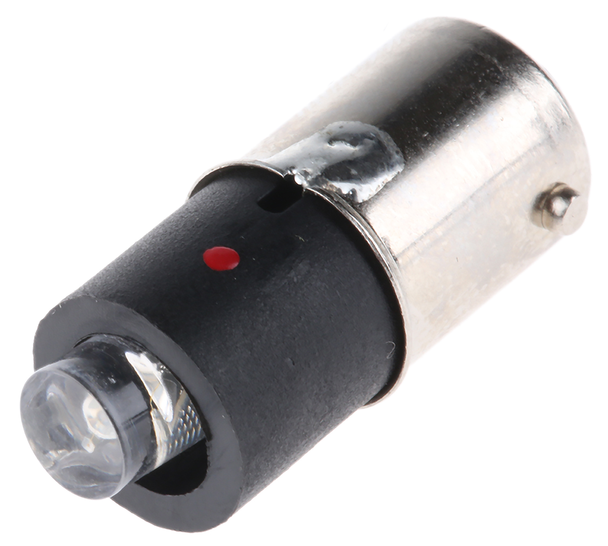 Marl Red LED Indicator Lamp, 8-48V ac/dc, BA9s Base, 4.9mm Diameter, 11000mcd