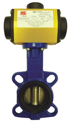 RS PRO Butterfly type Pneumatic Actuated Valve 3in