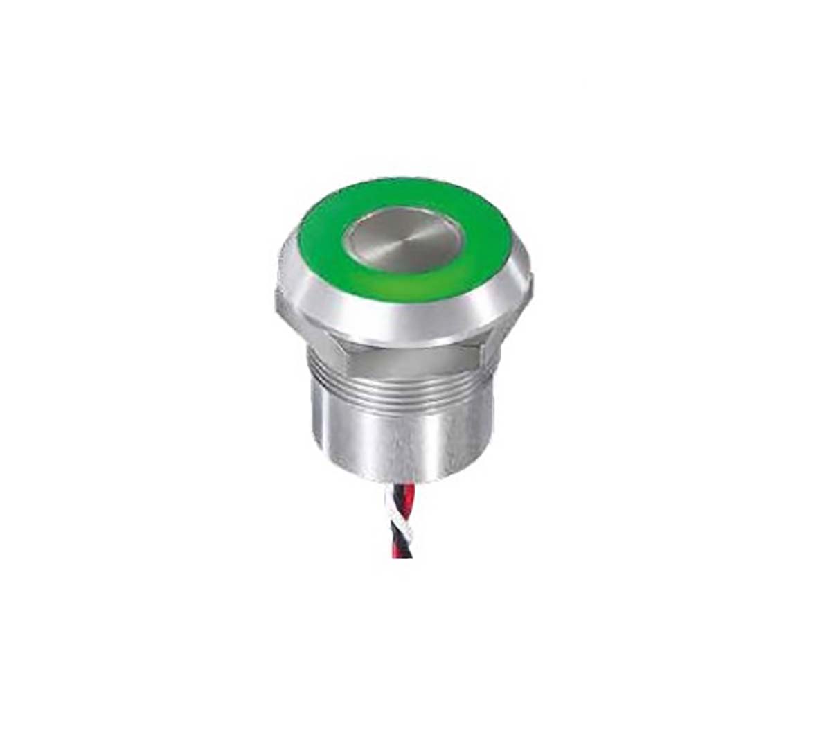 APEM Capacitive Switch Momentary,Illuminated, Green, Red, NPN, IP68, IP69K
