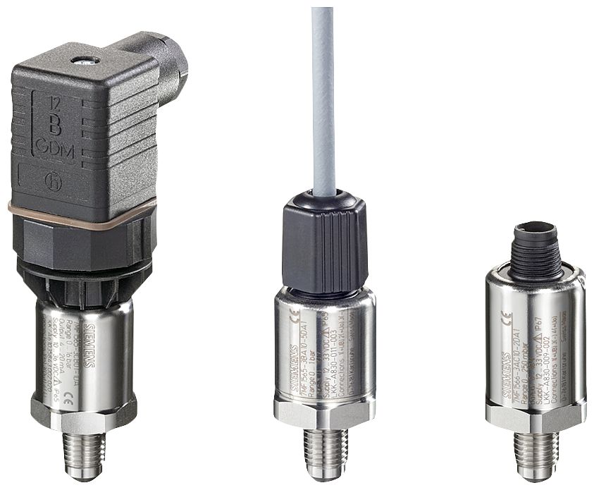 Siemens Pressure Sensor, 145psi Operating Max, 2-Pin, 25bar Overload Max