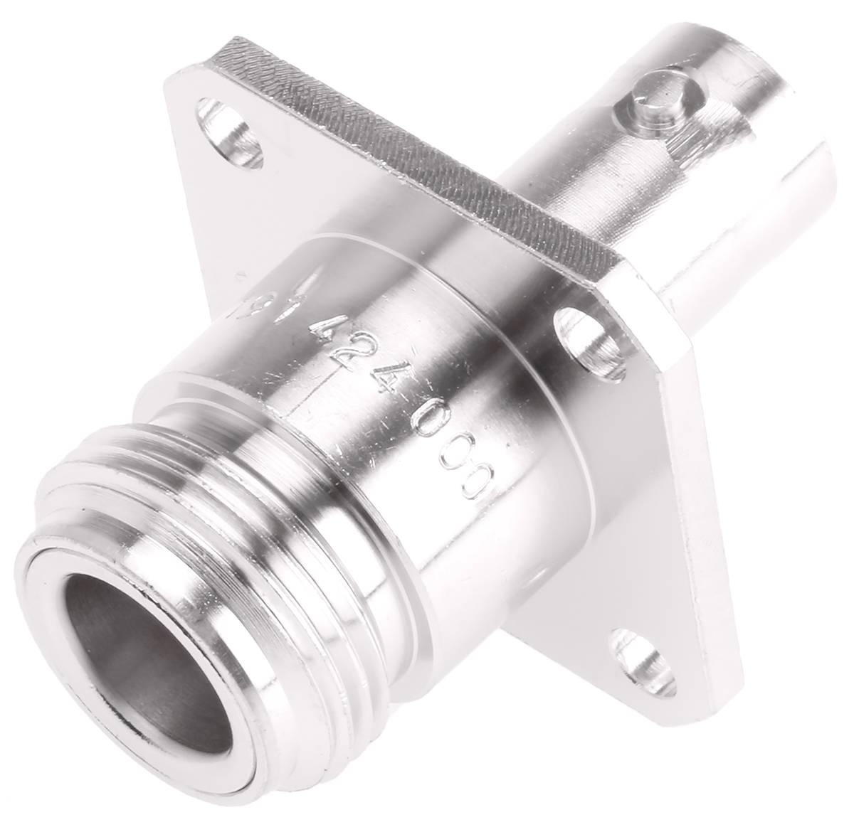 Radiall Straight 50Ω RF Adapter BNC Socket to N Socket 4GHz