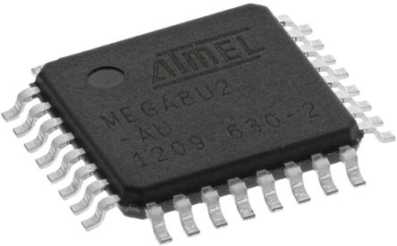 Microchip ATMEGA8U2-AU, 8 bit AVR, ATMEGA8U2 Microcontroller, 16 MHz, 8kB FLASH, 32-Pin TQFP