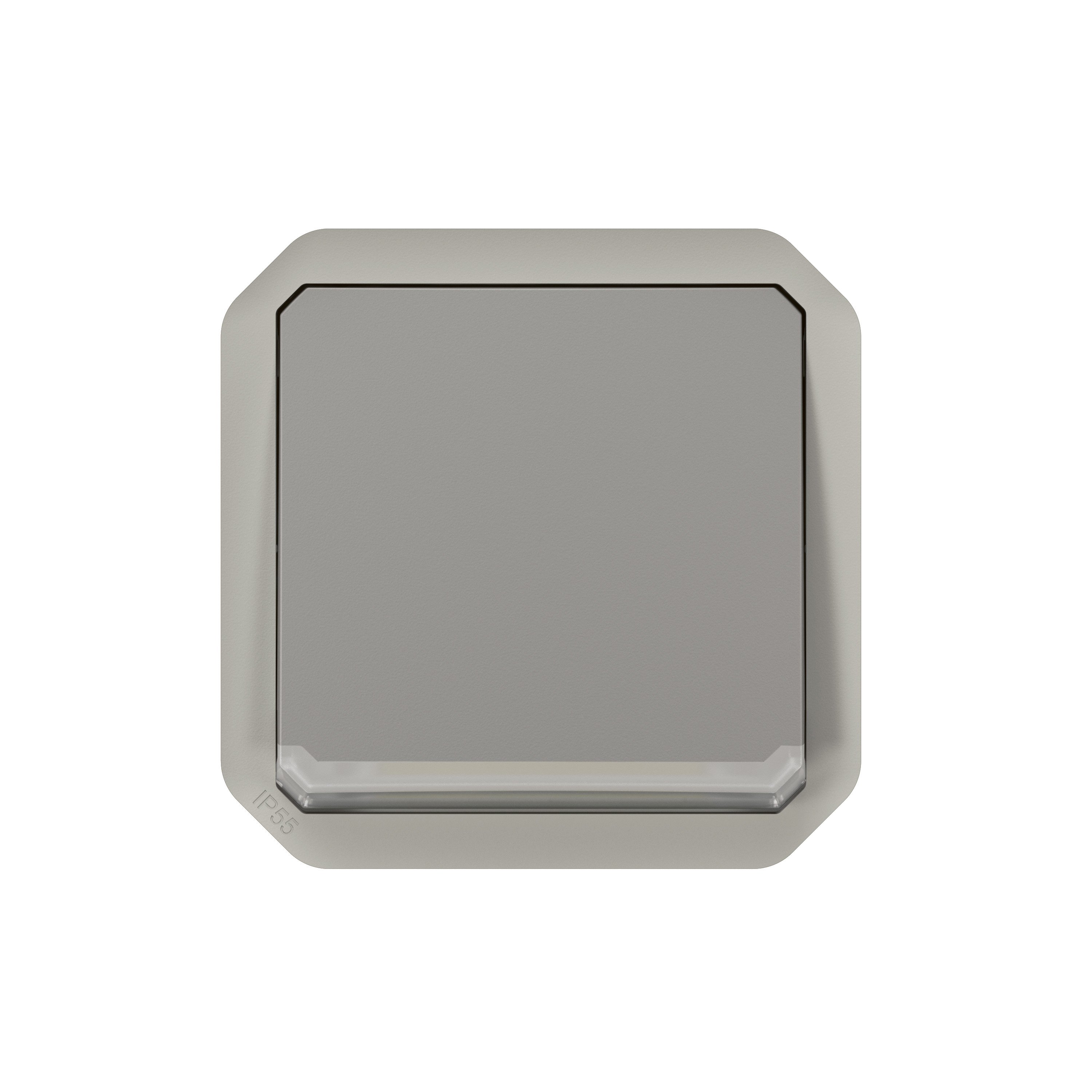 Legrand Grey Push Button Light Switch, 1 Way