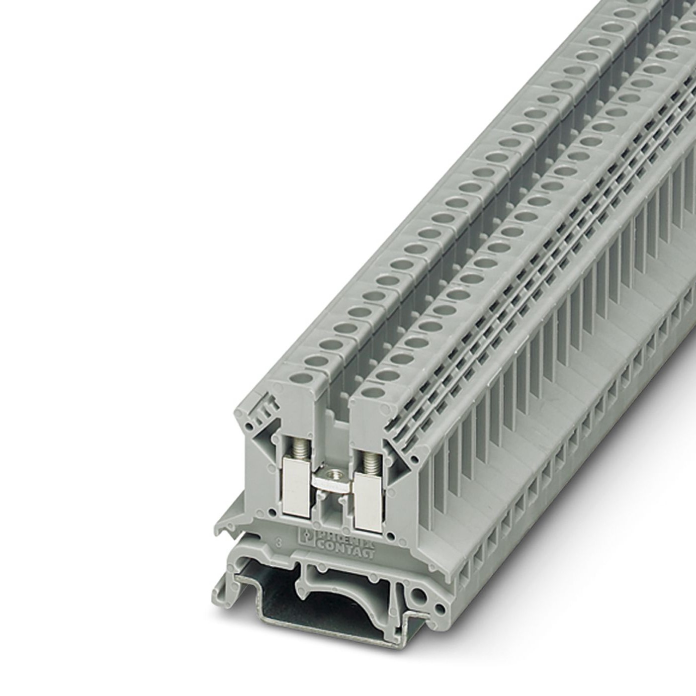 Phoenix Contact 3001035 UK 2.5 B Series Grey, Single-Level, Screw Termination