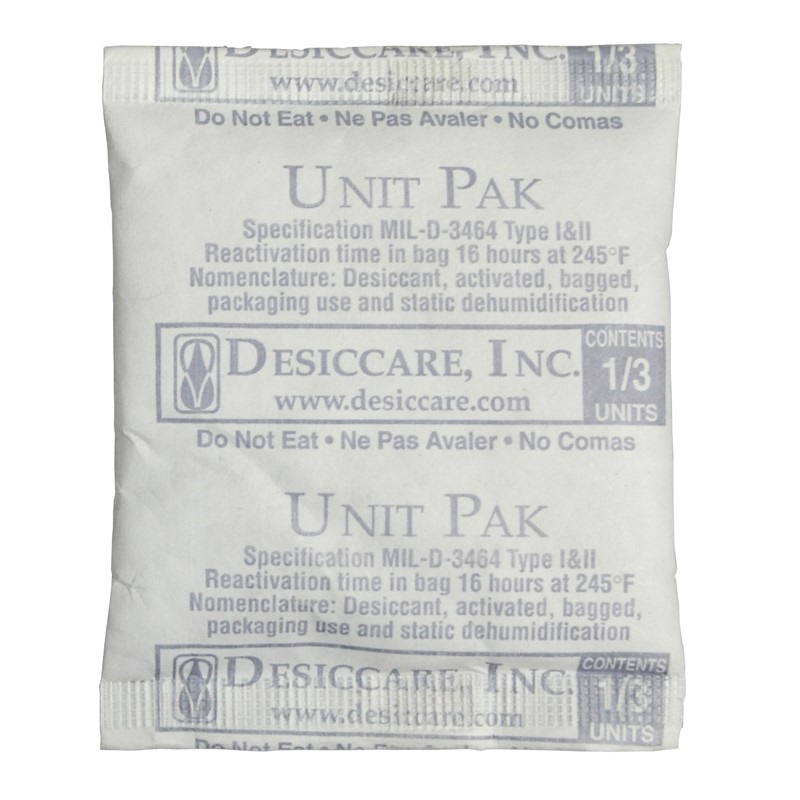 SCS Humidity Indicating Desiccator, 3PLDES, Silica Gel, 11g