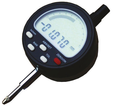 RS PRO Imperial/Metric Dial Indicator, 0 → 12.7 mm Measurement Range, 0.005 mm Resolution , ±0.015 mm Accuracy
