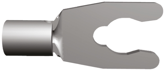 TE Connectivity 531 Uninsulated Crimp Spade Connector, 0.26mm² to 1.65mm², 22AWG to 16AWG, M3.5 Stud Size